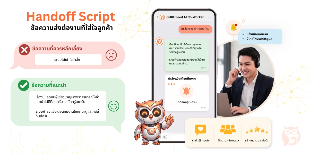  การออกแบบ Seamless Handoff ส่งต่องานอย่างไรไม่ให้ลูกค้ารู้สึกโดนทิ้ง 