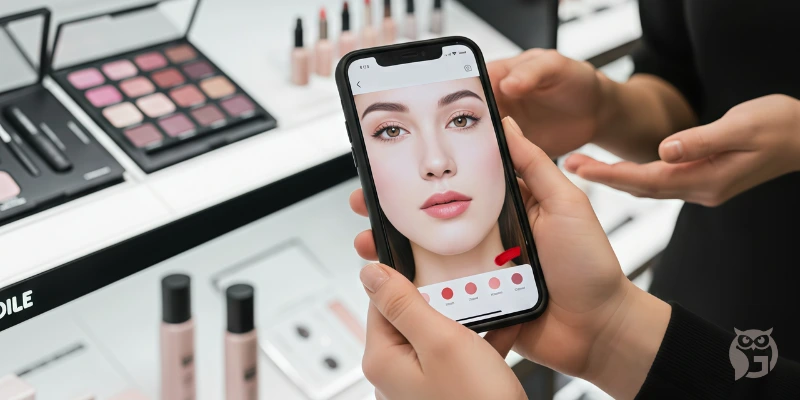Sephora- AI ช่วยลองเมคอัพ / คนช่วยให้คำแนะนำ